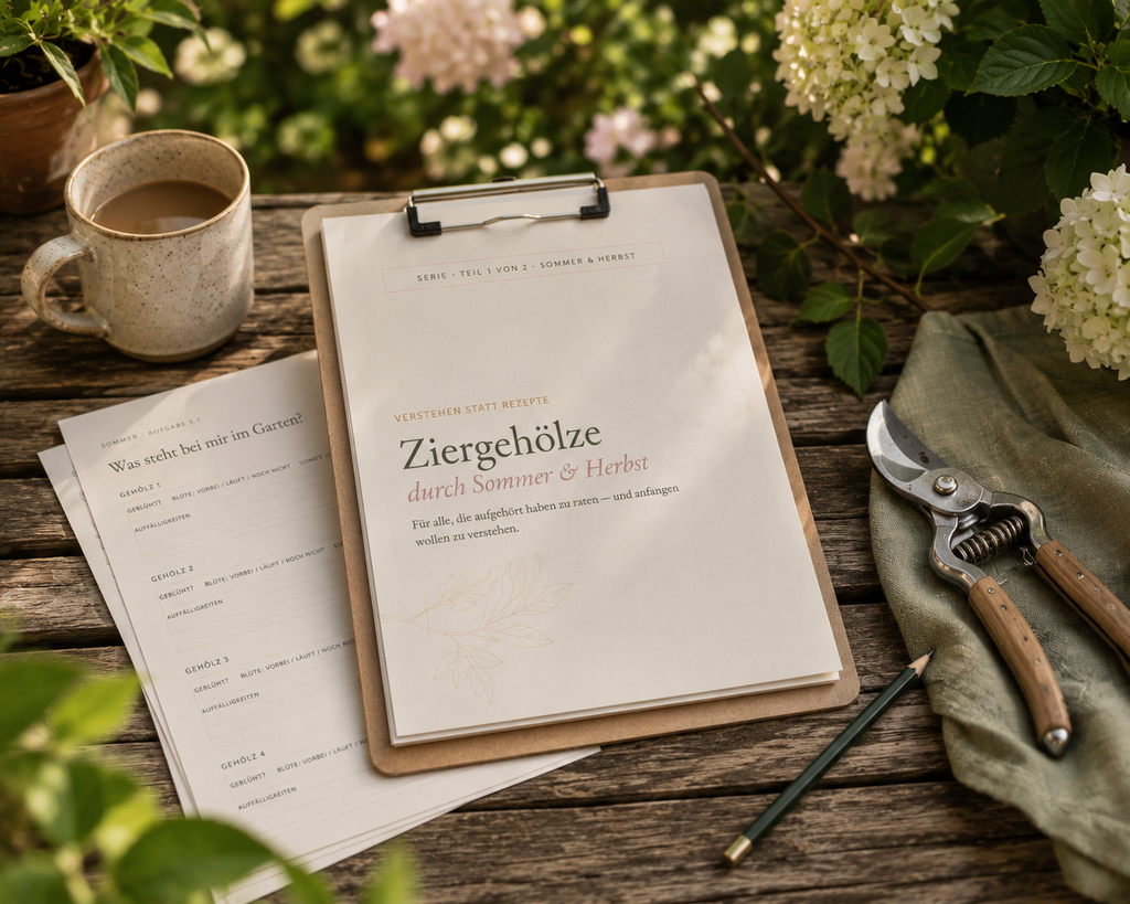 Titelbild des Workbook Ziergehölze